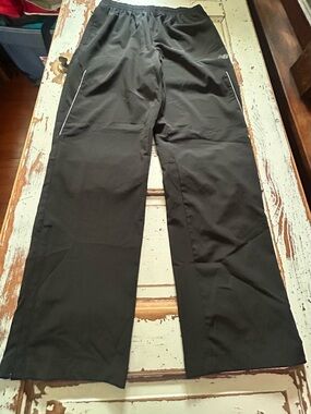 NEW BALANCE JOGGERS Mens Running Pants Mesh Lined Black Size L